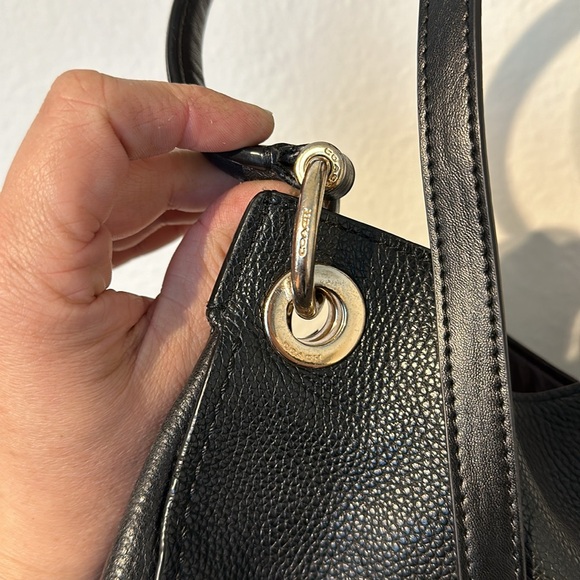 Coach 24947 Clarkson pebbled leather shoulder bag - Picture 9 of 17